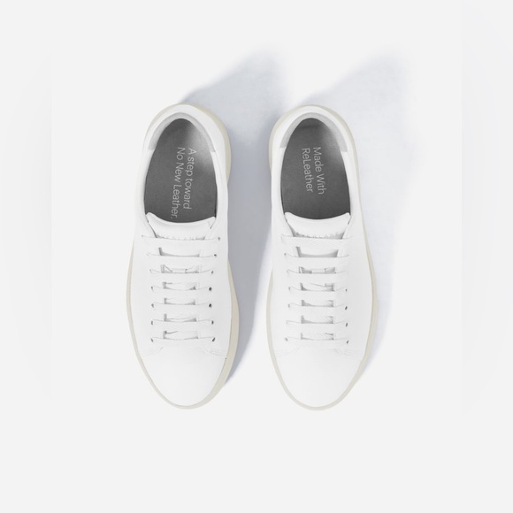 NWOT Everlane The ReLeather® Tennis Shoe - Picture 2 of 9